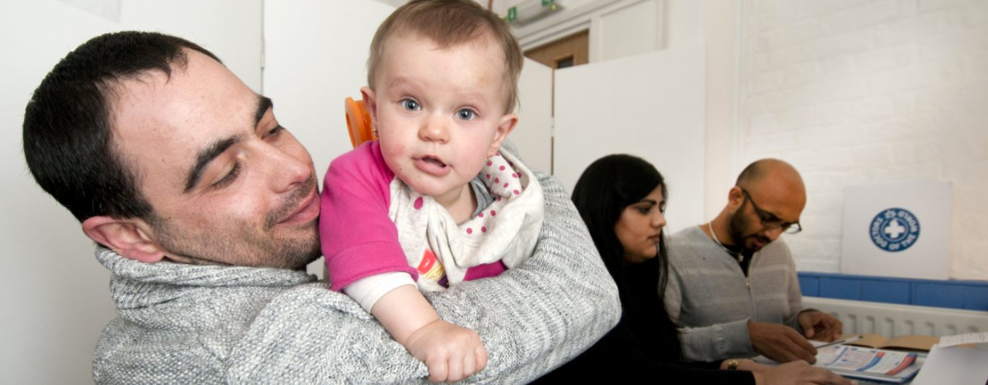 father-and-child-patients-in-clinic