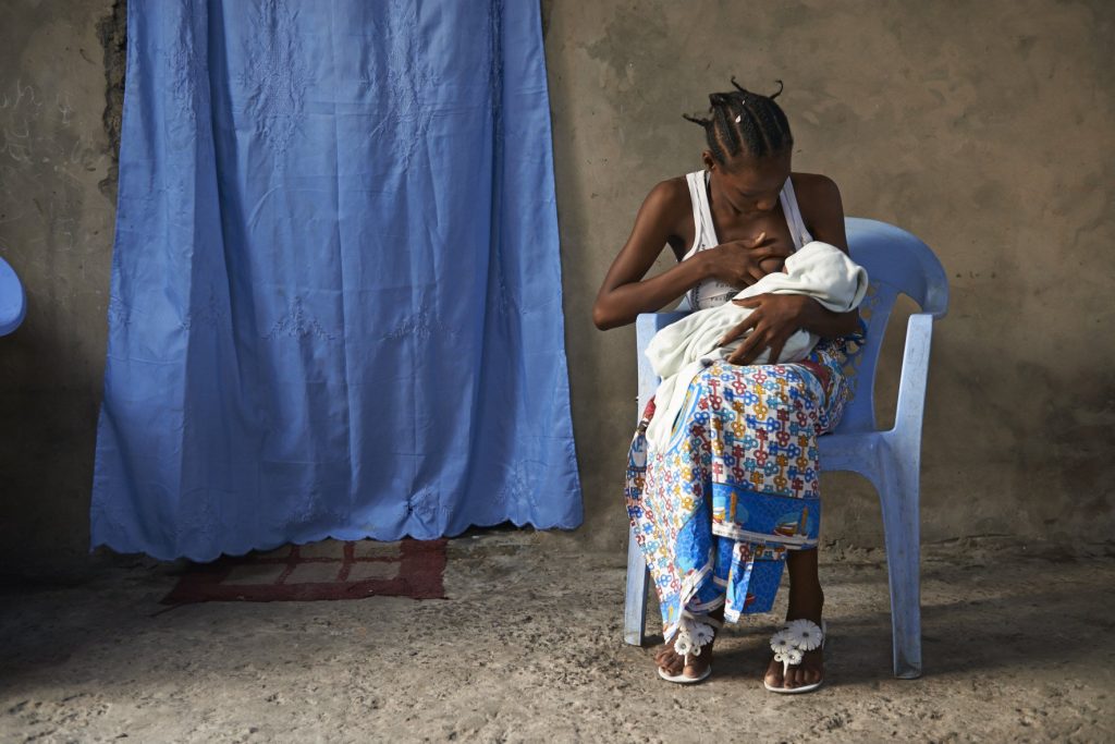 Irene, a woman in the Democratic Republic of Congo, who became pregnant unintentionally when she was 19